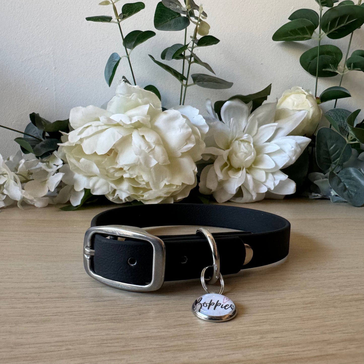 Charcoal Black Collar 1.6cm width