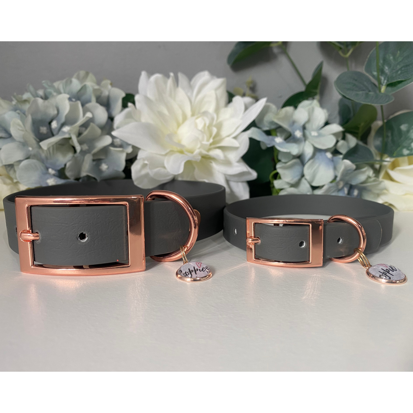 Large Grey Collar 2.5cm Width