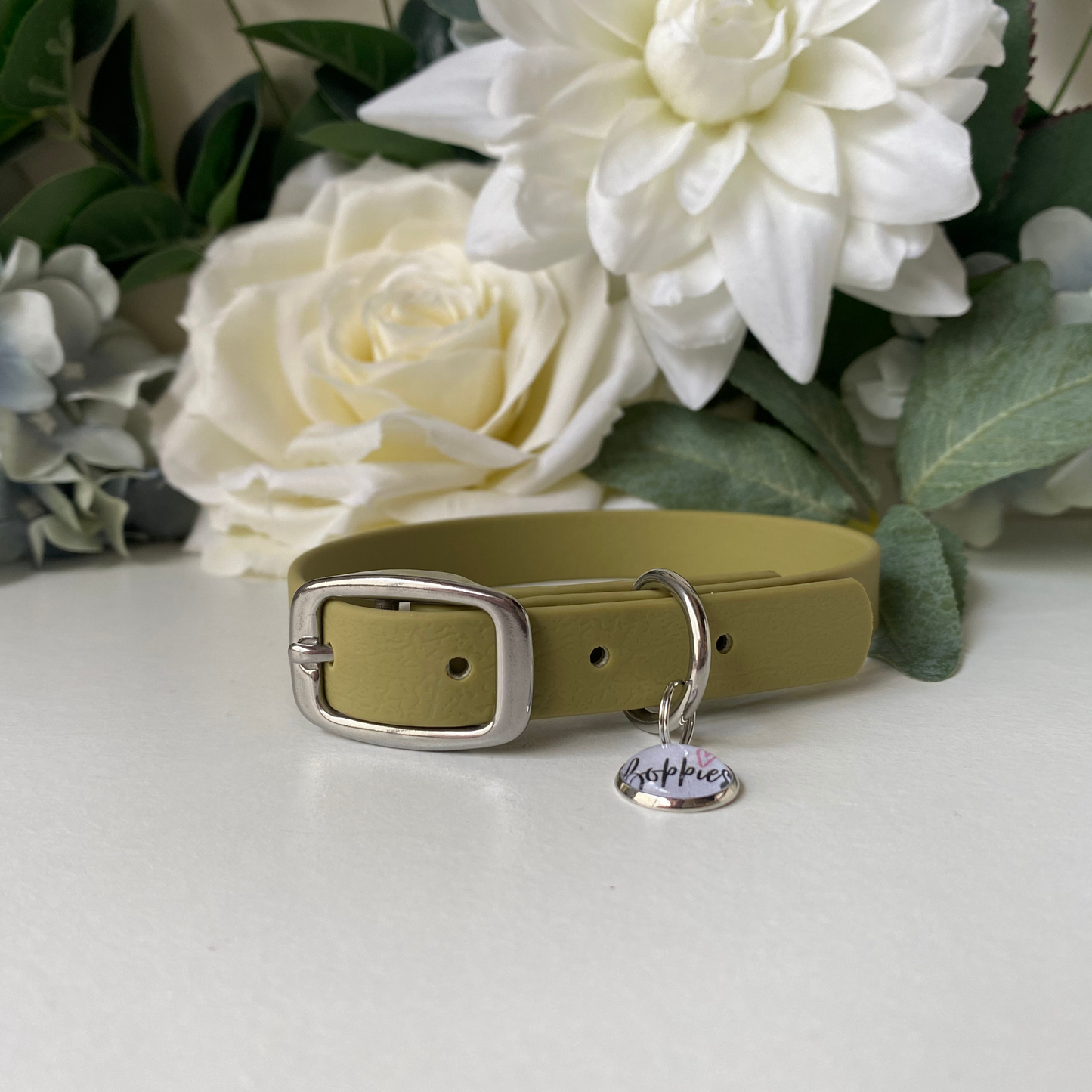 Khaki Green Collar 1.6cm width