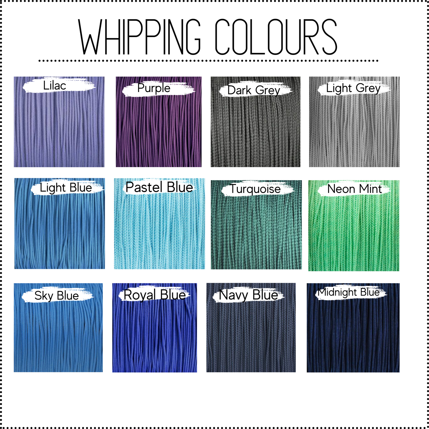 Royal Blue Paracord Lead