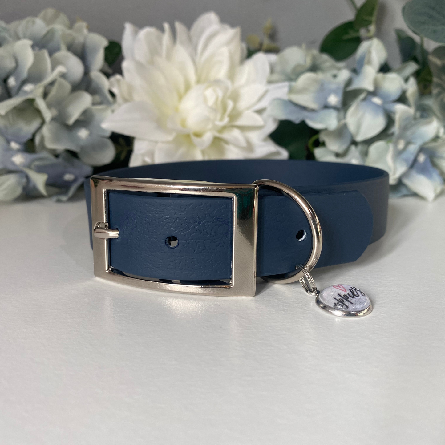 Large Navy Blue Collar 2.5cm Width