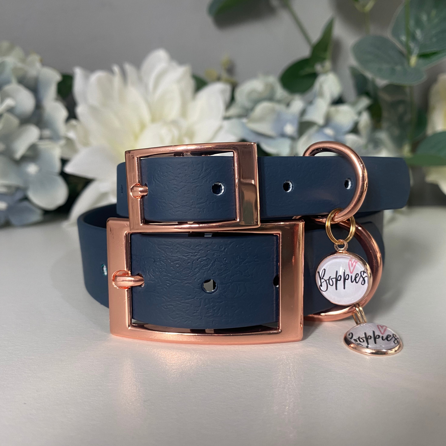 Large Navy Blue Collar 2.5cm Width