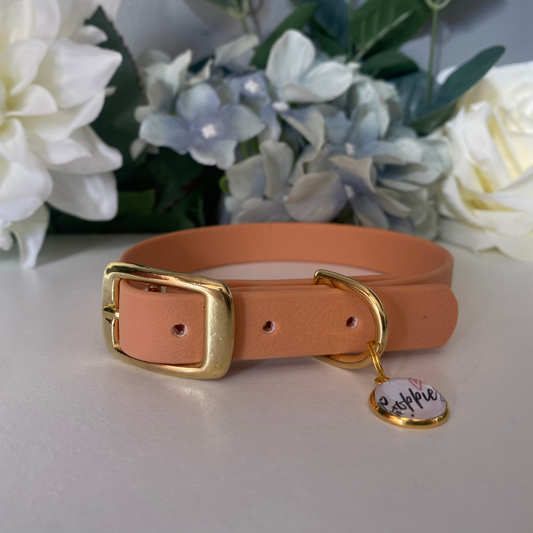 Peach Tan Collar 1.6cm width