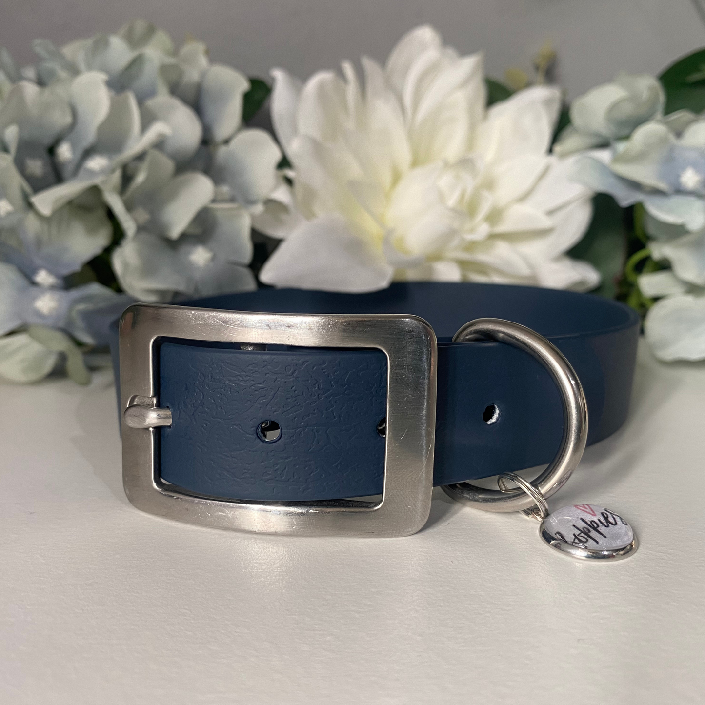 Large Navy Blue Collar 2.5cm Width