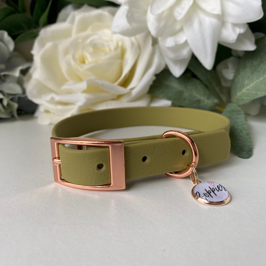 Khaki Green Collar 1.6cm width