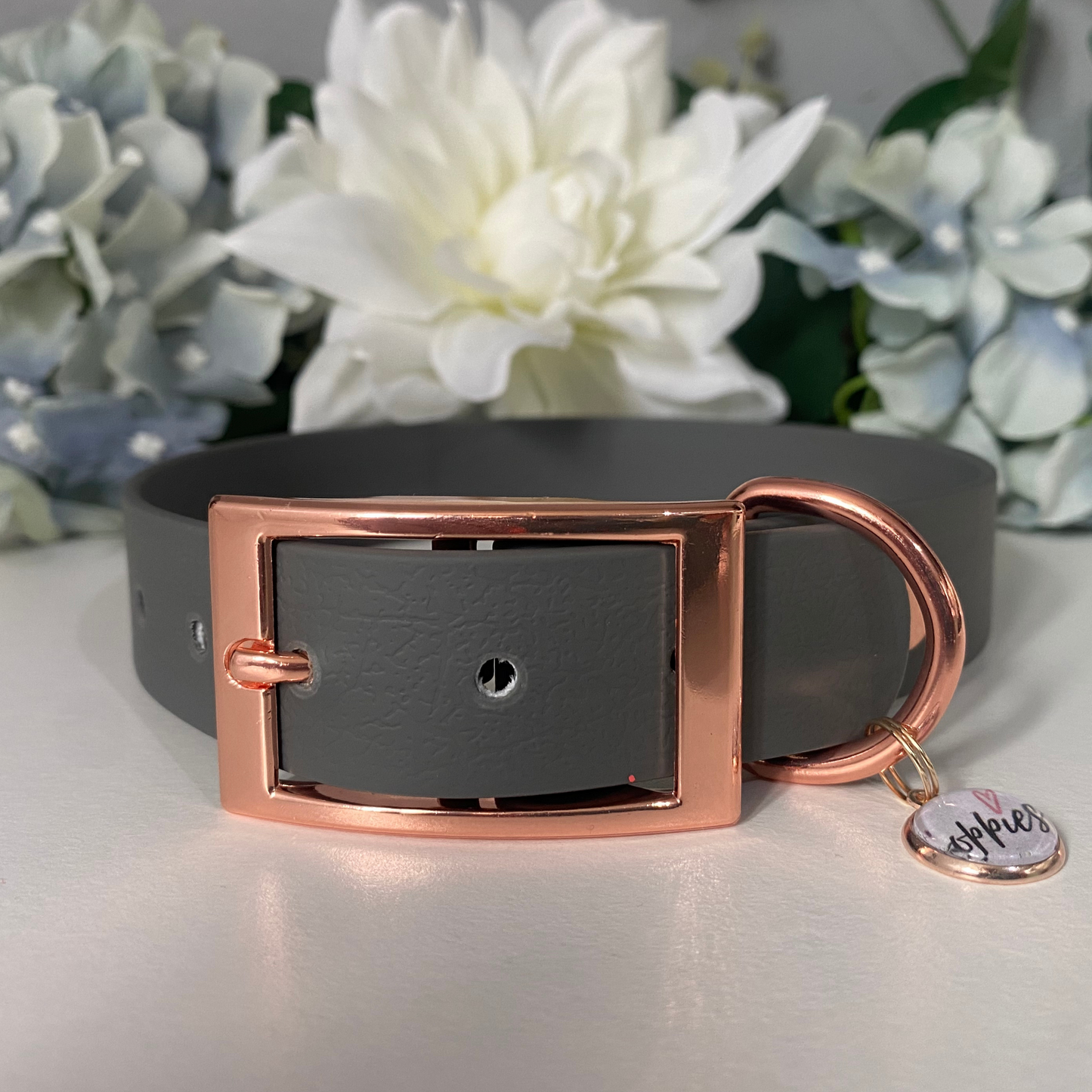 Large Grey Collar 2.5cm Width