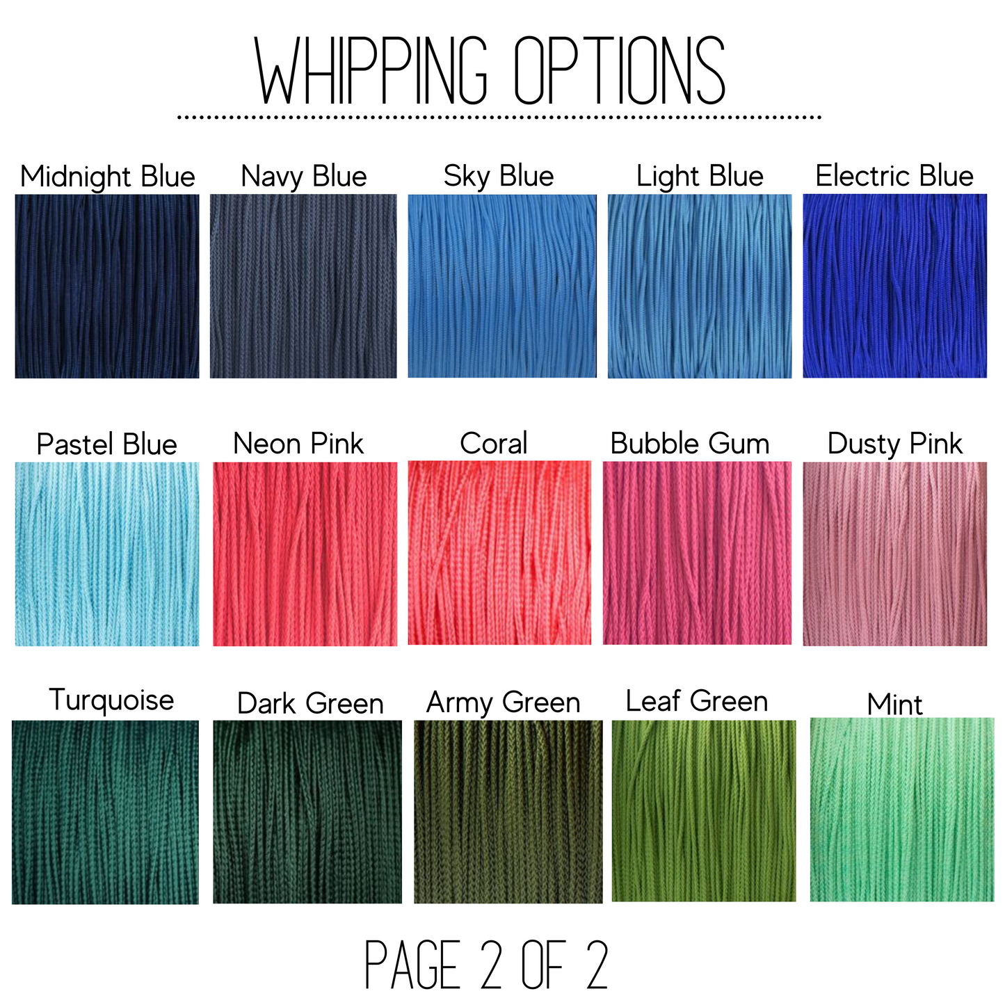 Bright Yellow Paracord Lead