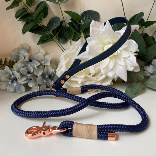 Navy Paracord Lead