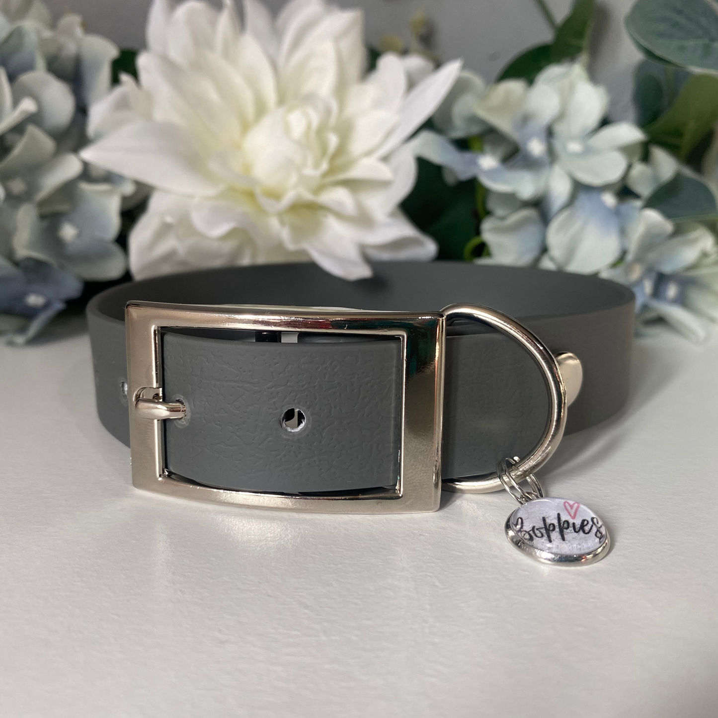 Large Grey Collar 2.5cm Width