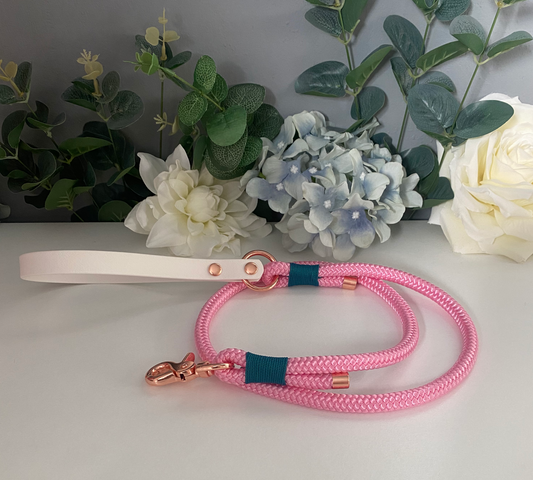 Pastel Pink Paracord Lead